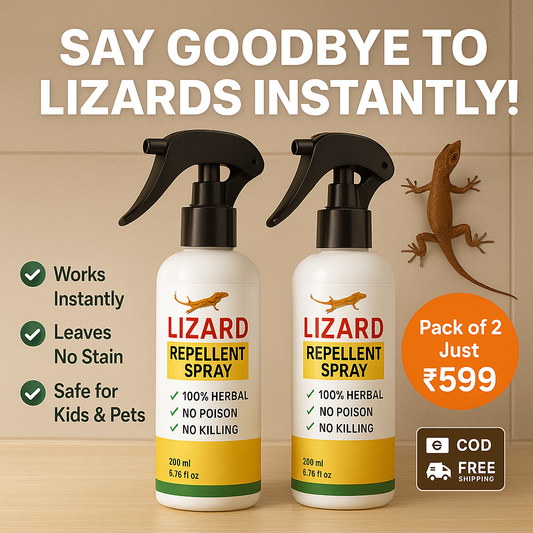 Lizard Repellent for Home Spray (Pack of 2)