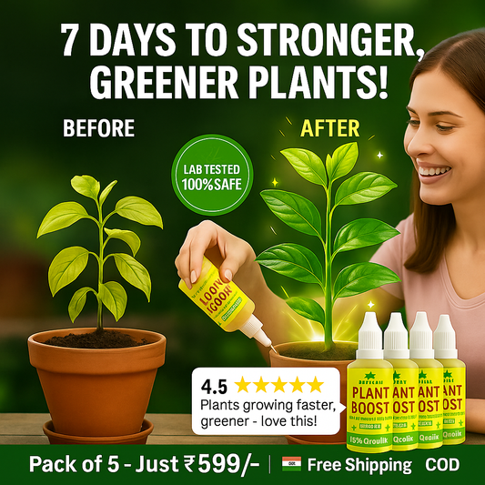 Plant Boost Liquid Biofertilizer for All Crops,Organic (Pack of 5)